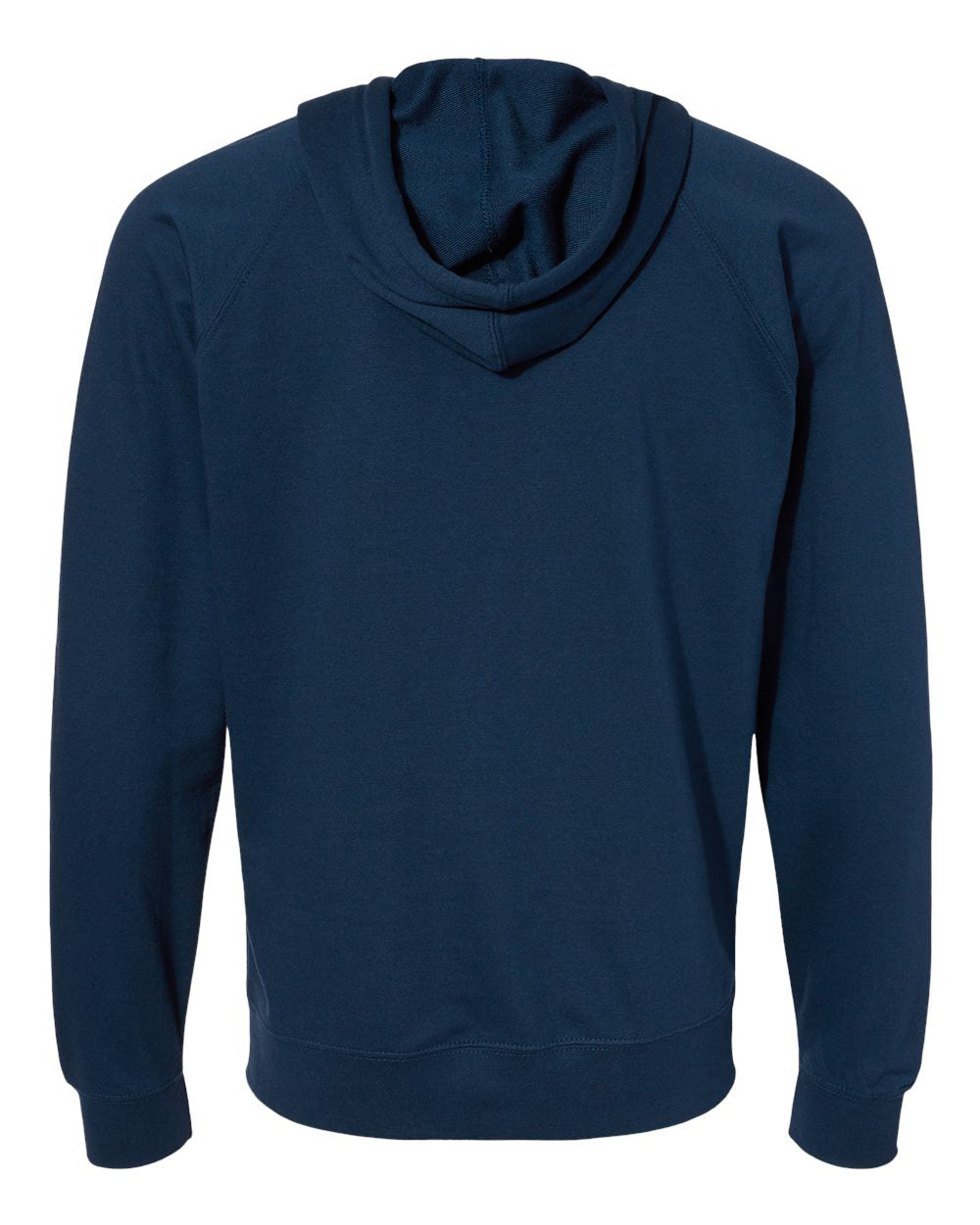 Unisex Lightweight Loopback Terry Zip Hood