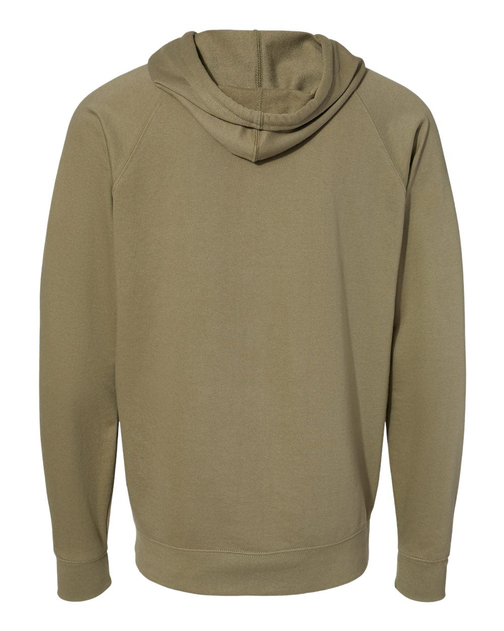 Unisex Lightweight Loopback Terry Zip Hood