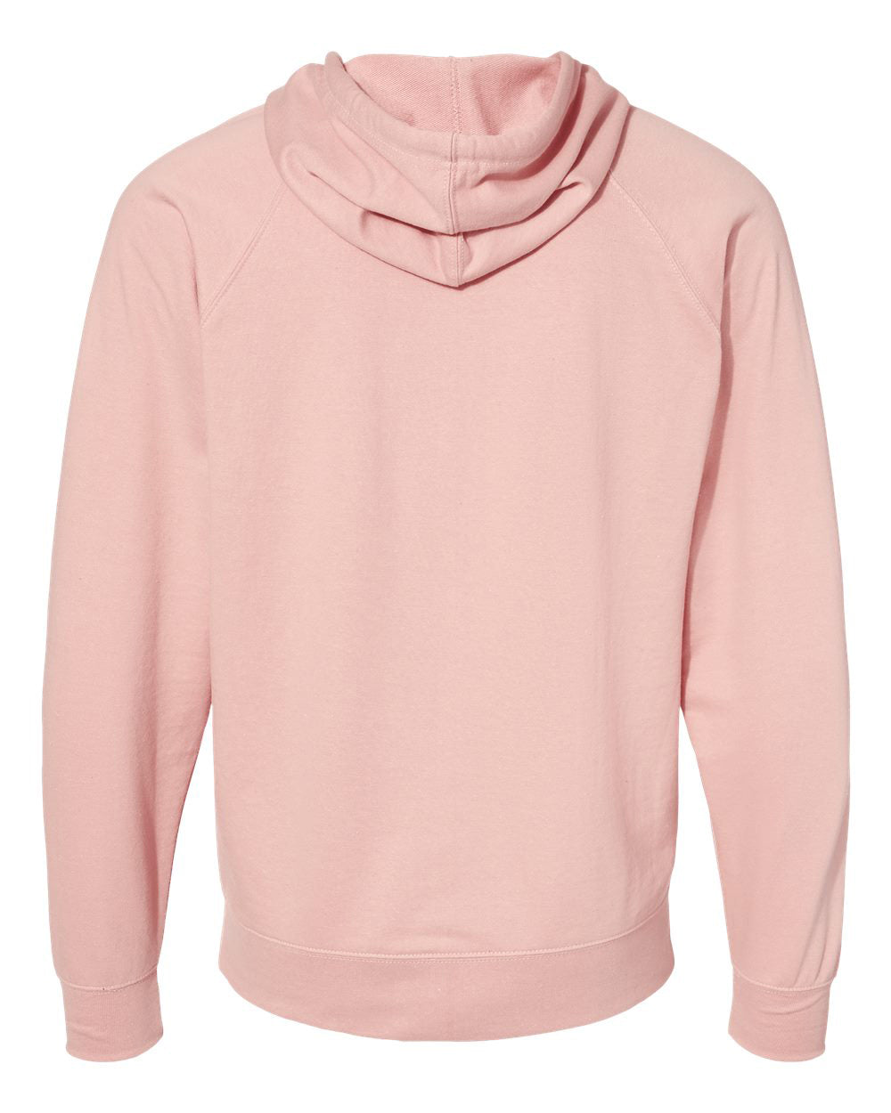 Unisex Lightweight Loopback Terry Zip Hood