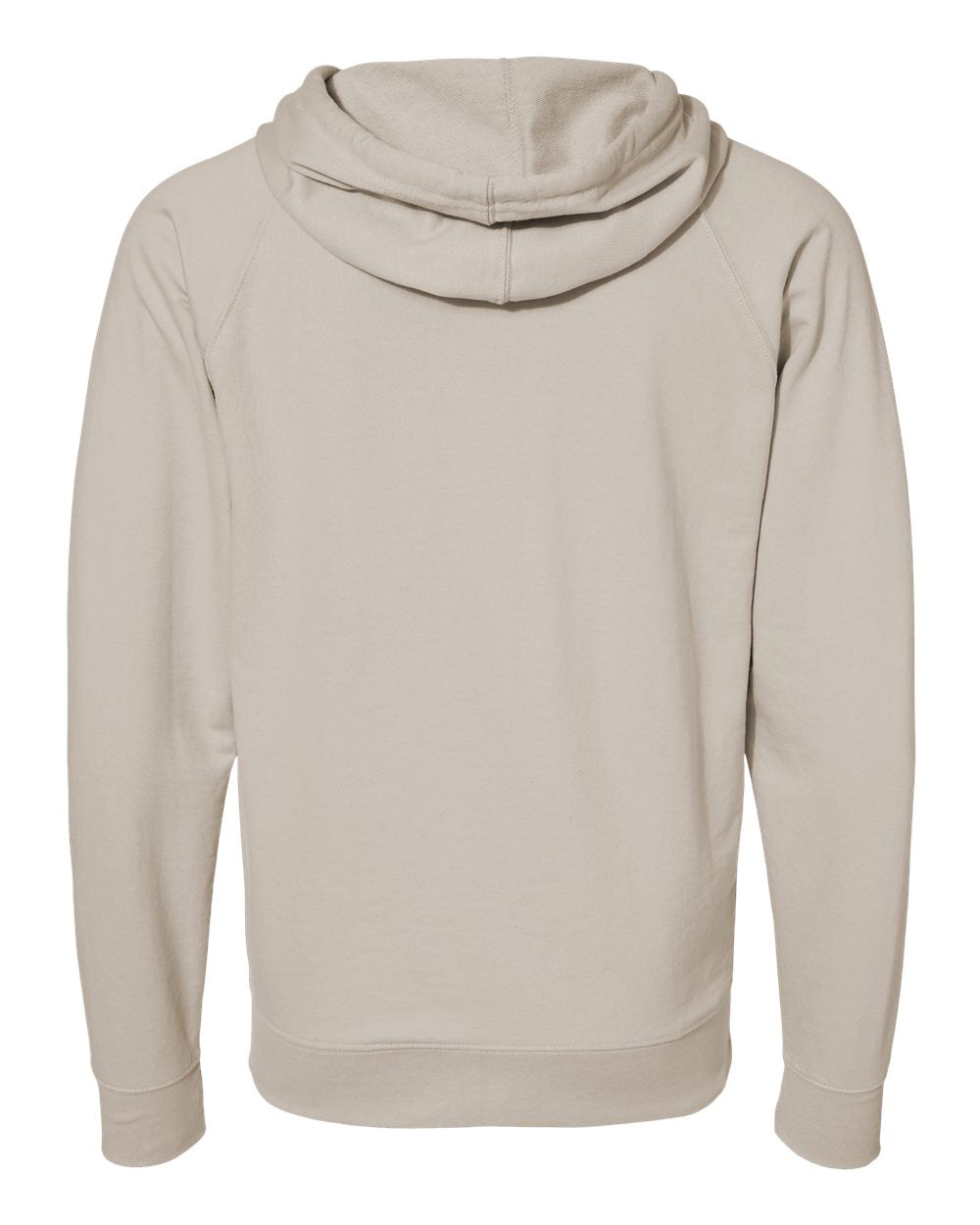 Unisex Lightweight Loopback Terry Zip Hood