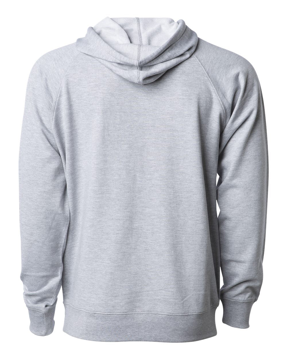 Unisex Lightweight Loopback Terry Hooded Pullover