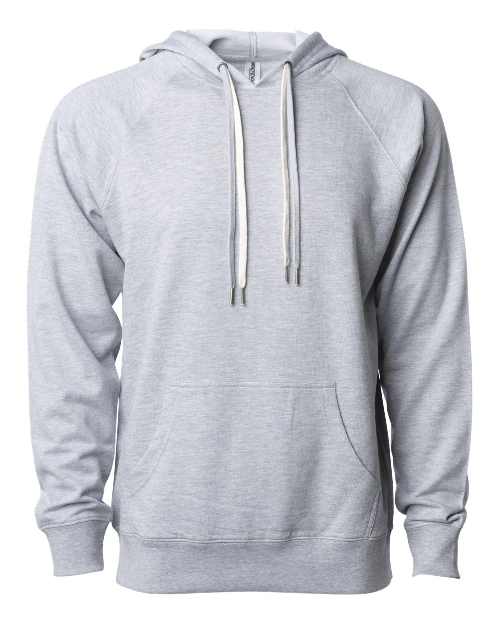 Unisex Lightweight Loopback Terry Hooded Pullover
