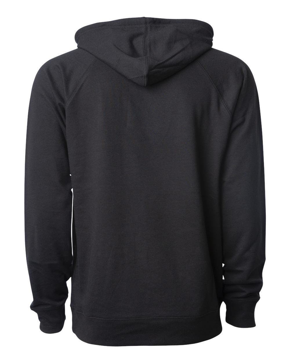 Unisex Lightweight Loopback Terry Hooded Pullover