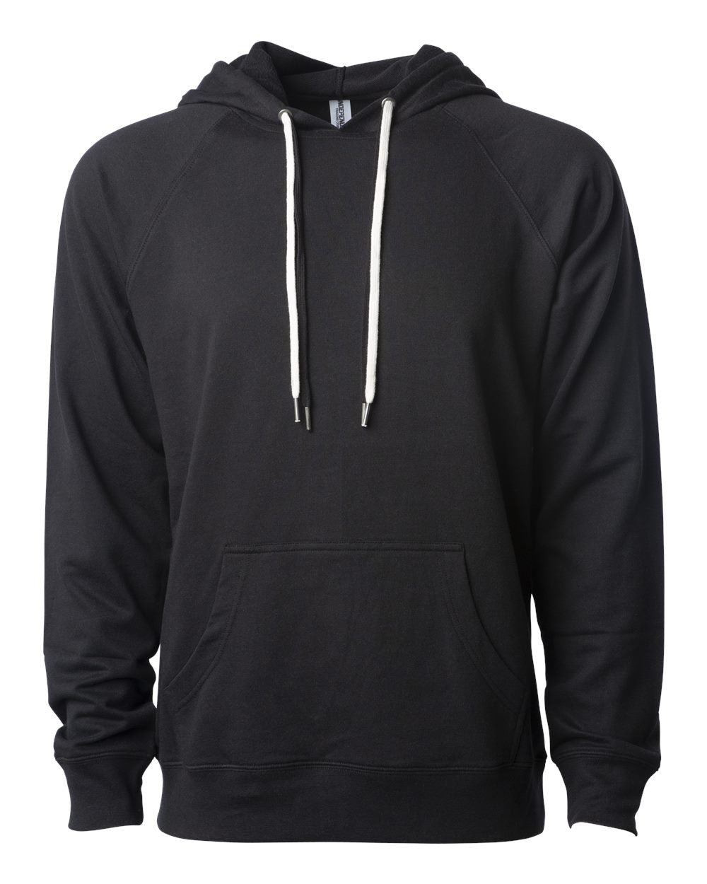 Unisex Lightweight Loopback Terry Hooded Pullover