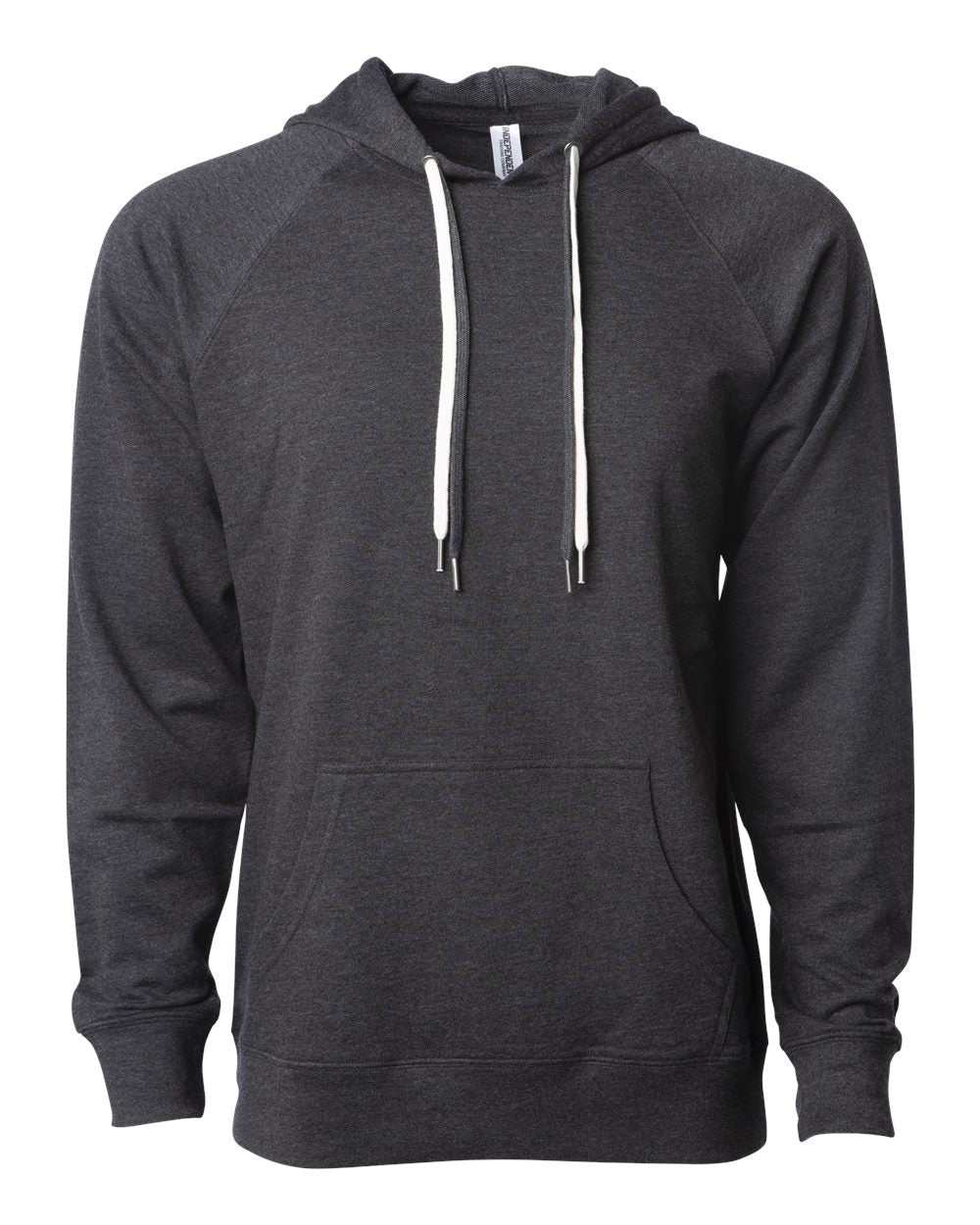 Unisex Lightweight Loopback Terry Hooded Pullover