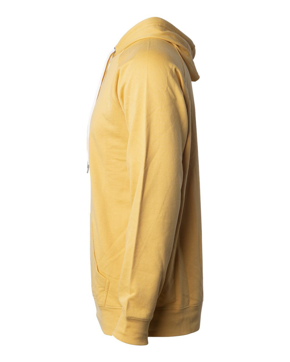 Unisex Lightweight Loopback Terry Hooded Pullover