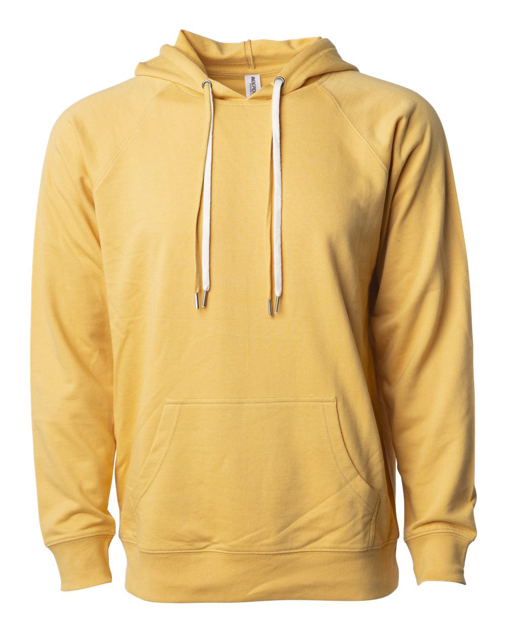 Unisex Lightweight Loopback Terry Hooded Pullover