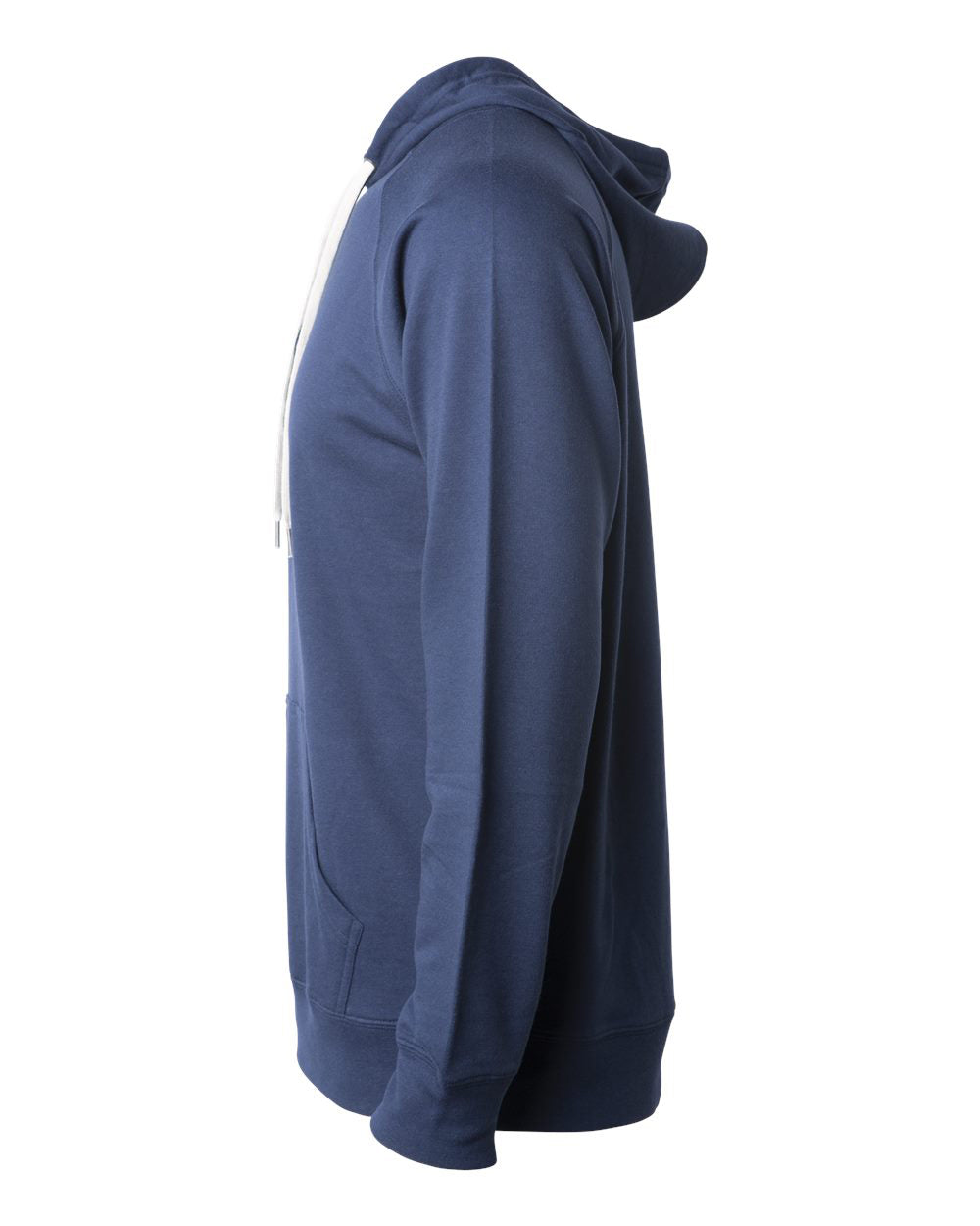 Unisex Lightweight Loopback Terry Hooded Pullover