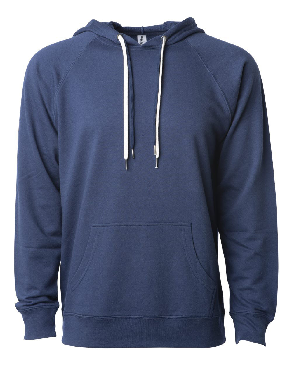 Unisex Lightweight Loopback Terry Hooded Pullover