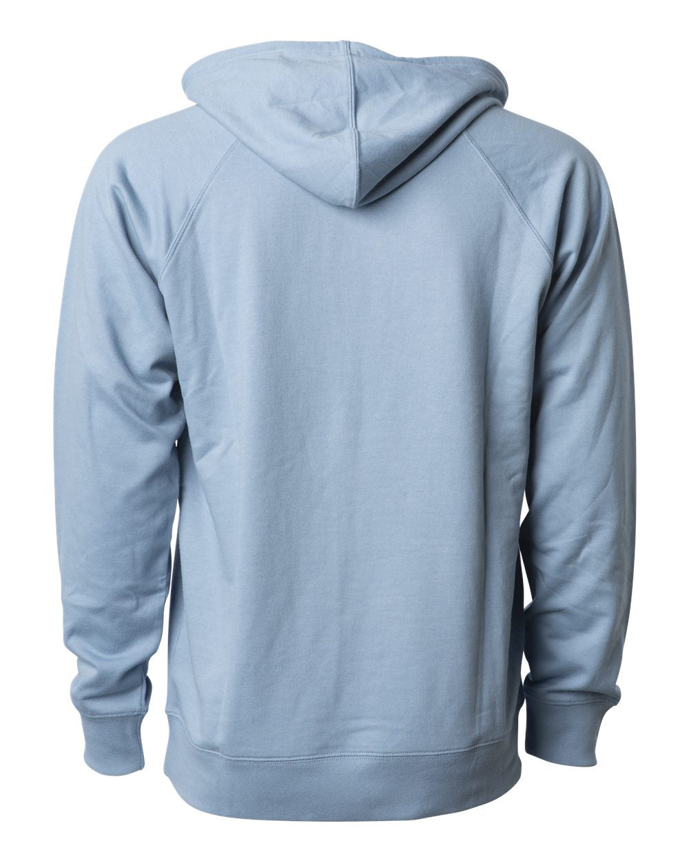 Unisex Lightweight Loopback Terry Hooded Pullover