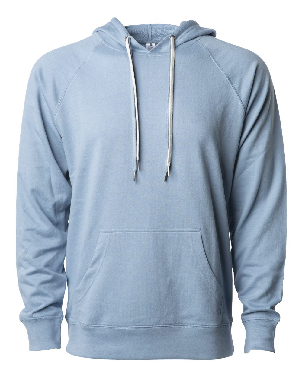 Unisex Lightweight Loopback Terry Hooded Pullover