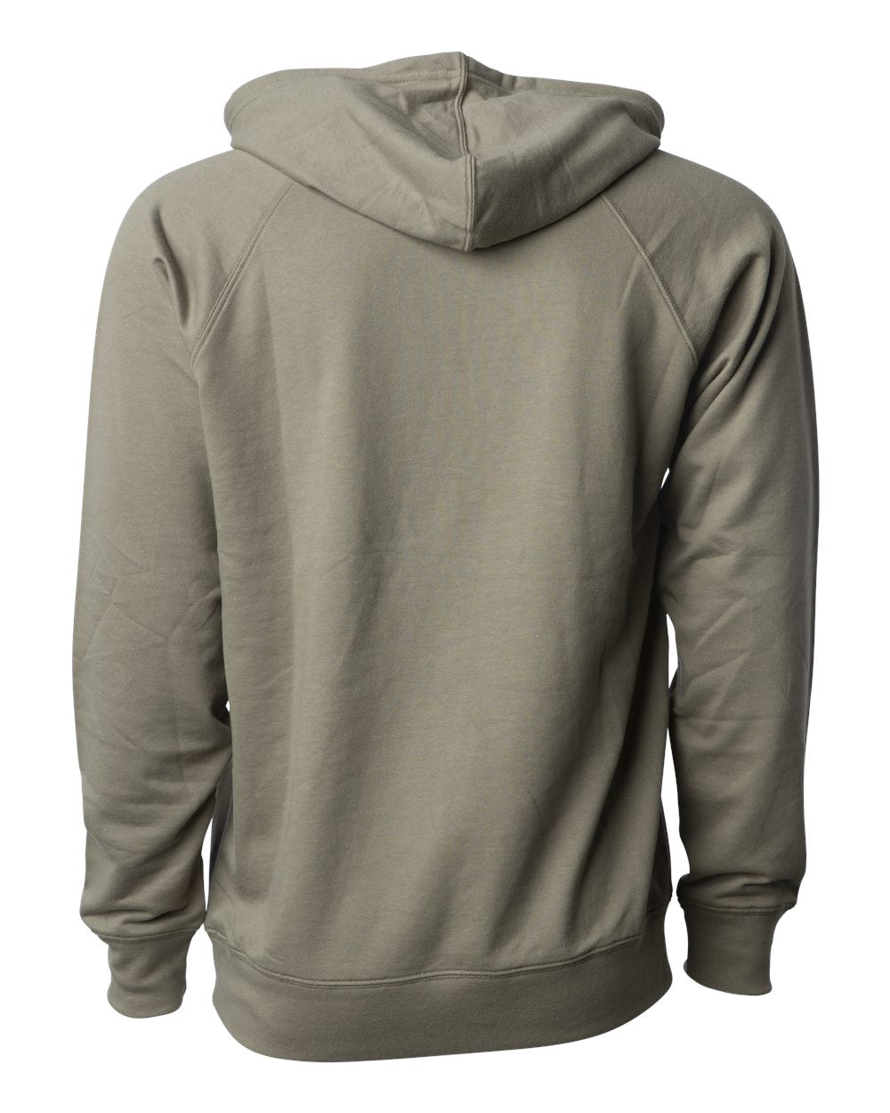 Unisex Lightweight Loopback Terry Hooded Pullover
