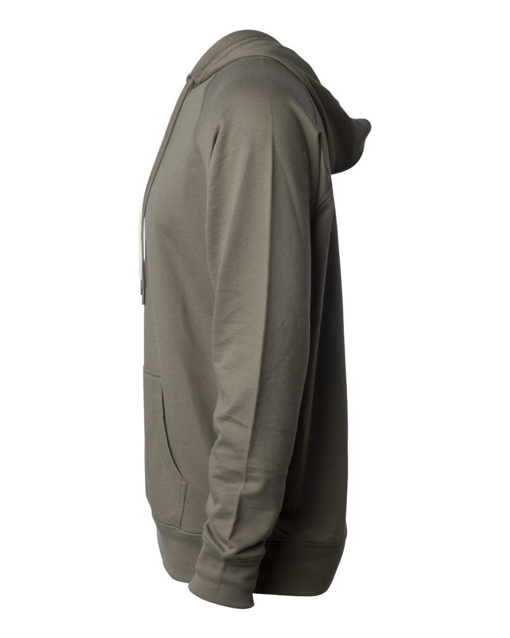 Unisex Lightweight Loopback Terry Hooded Pullover