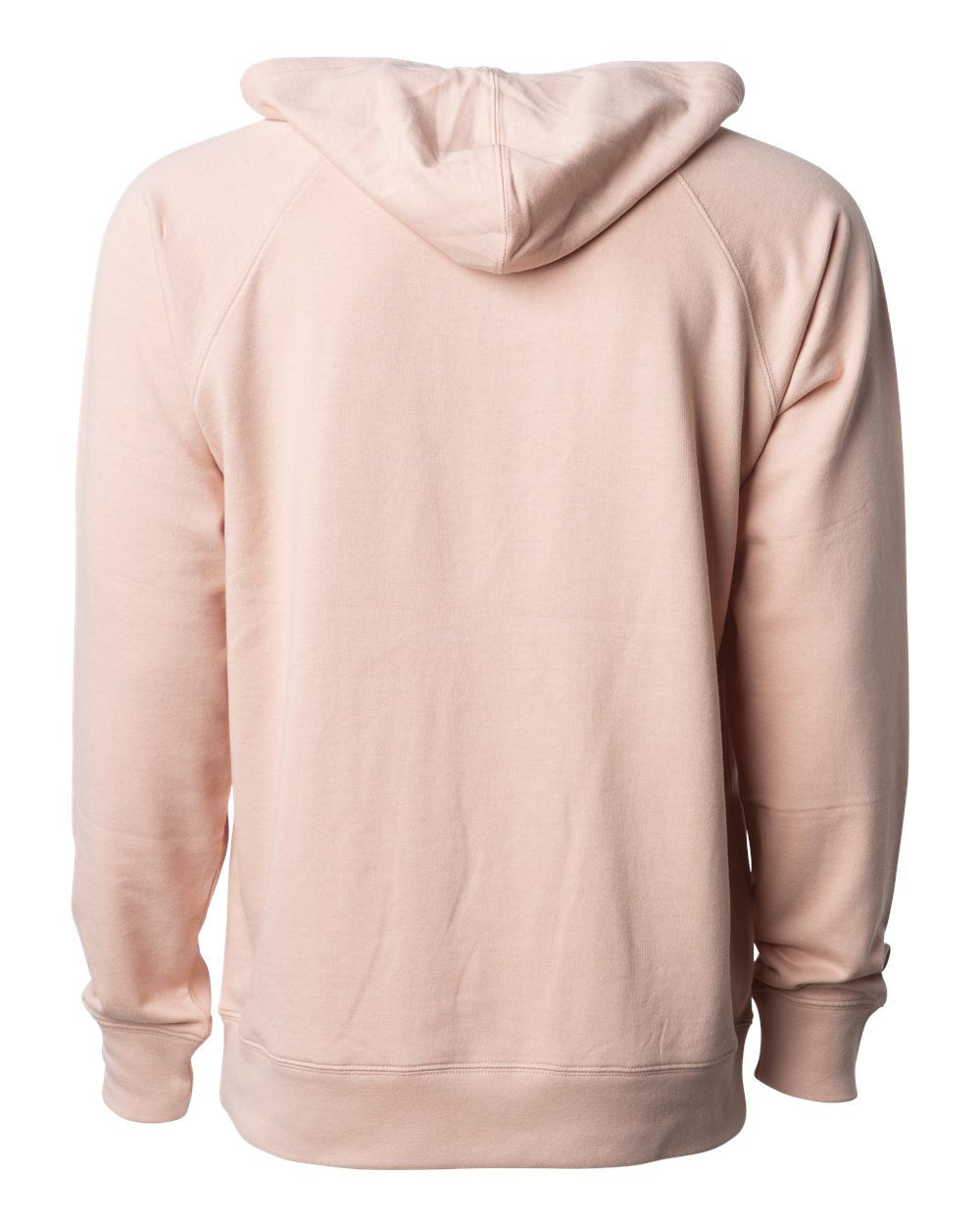 Unisex Lightweight Loopback Terry Hooded Pullover