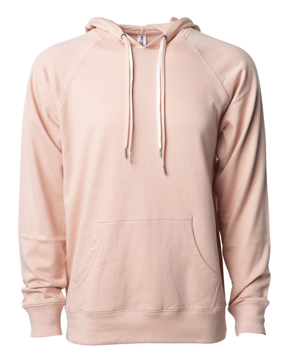 Unisex Lightweight Loopback Terry Hooded Pullover
