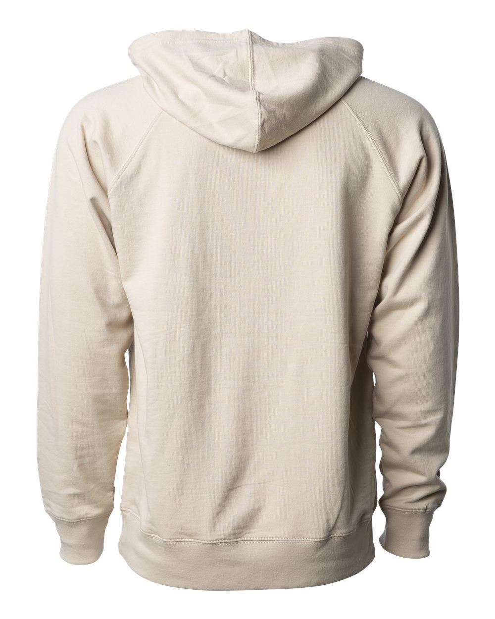 Unisex Lightweight Loopback Terry Hooded Pullover