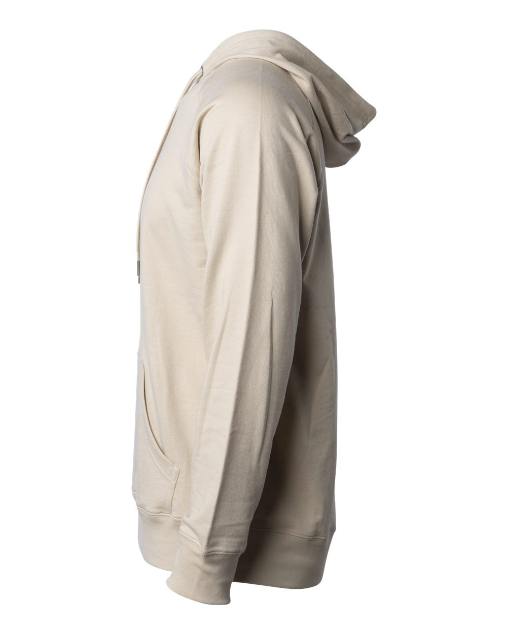 Unisex Lightweight Loopback Terry Hooded Pullover