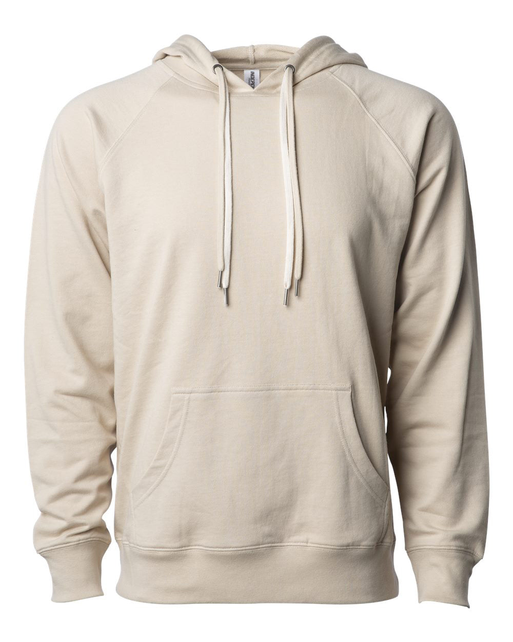 Unisex Lightweight Loopback Terry Hooded Pullover