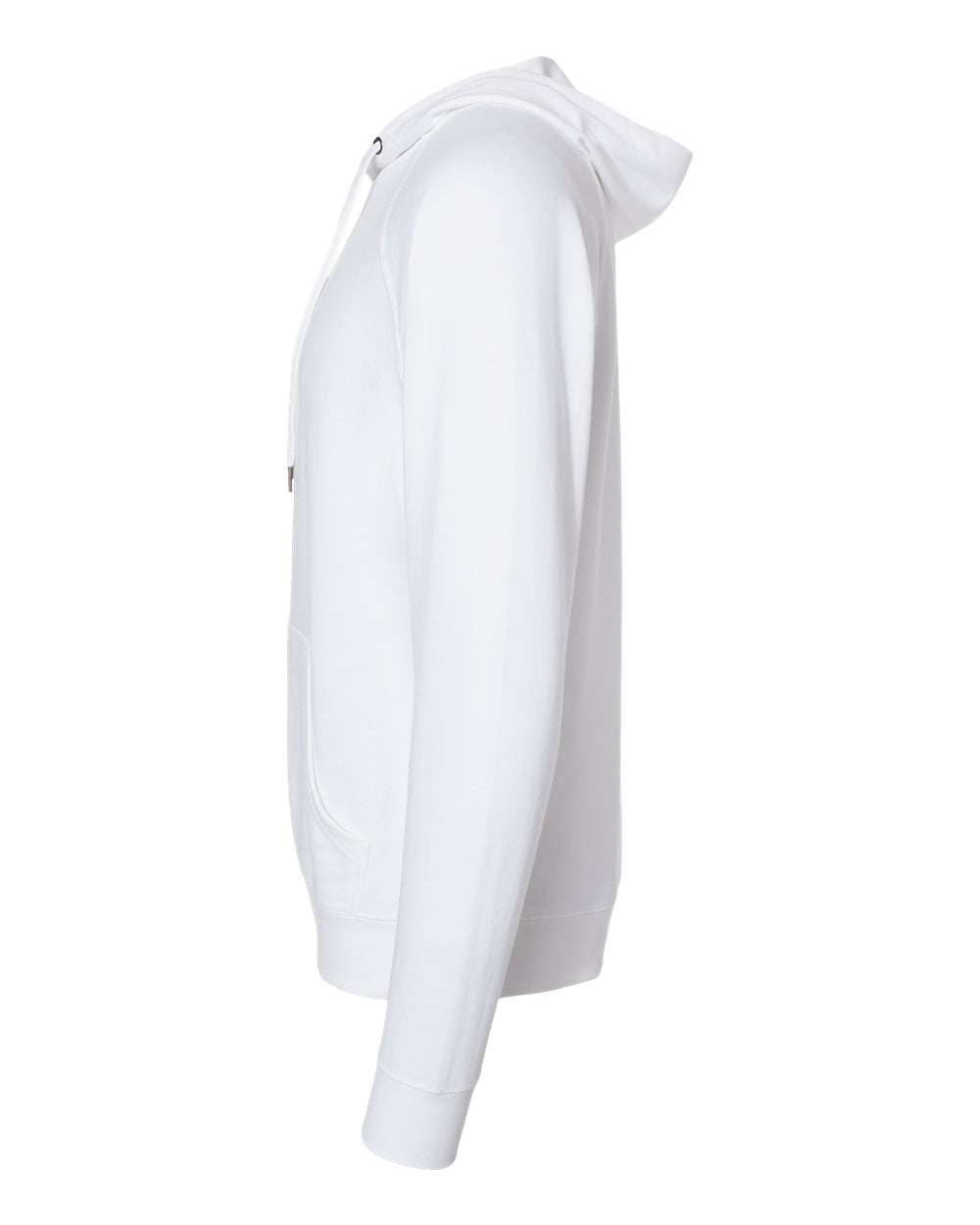 Unisex Lightweight Loopback Terry Hooded Pullover