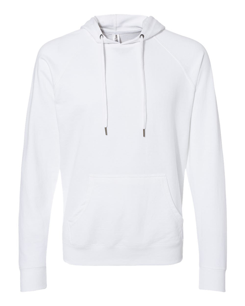 Unisex Lightweight Loopback Terry Hooded Pullover
