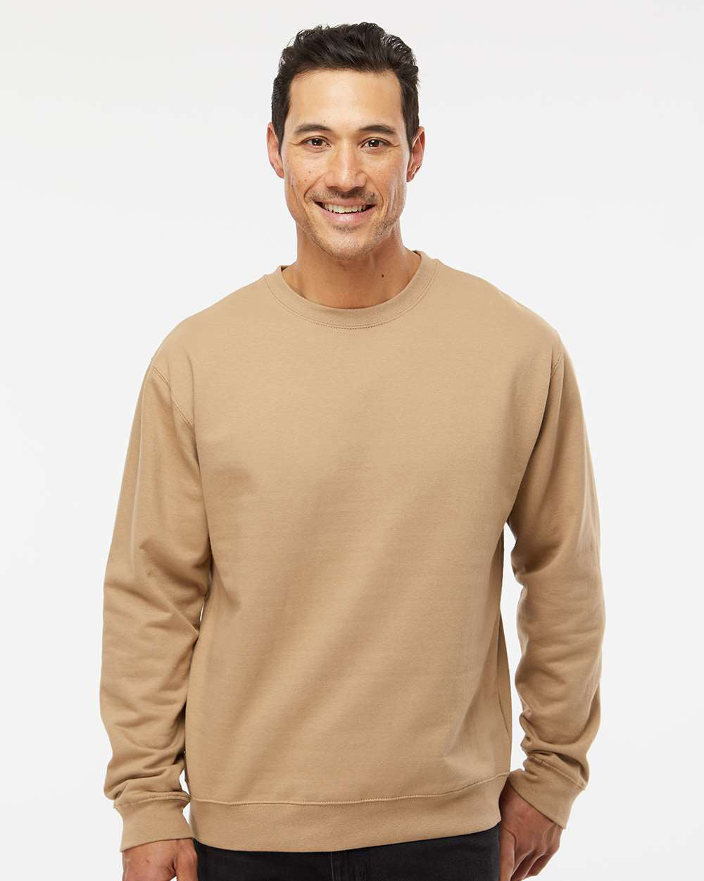 Independent Trading Company 8.5oz. Midweight Crew, crewneck — front view (4)
