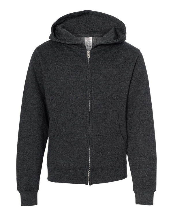 8.5oz. Youth Midweight Zip Hood