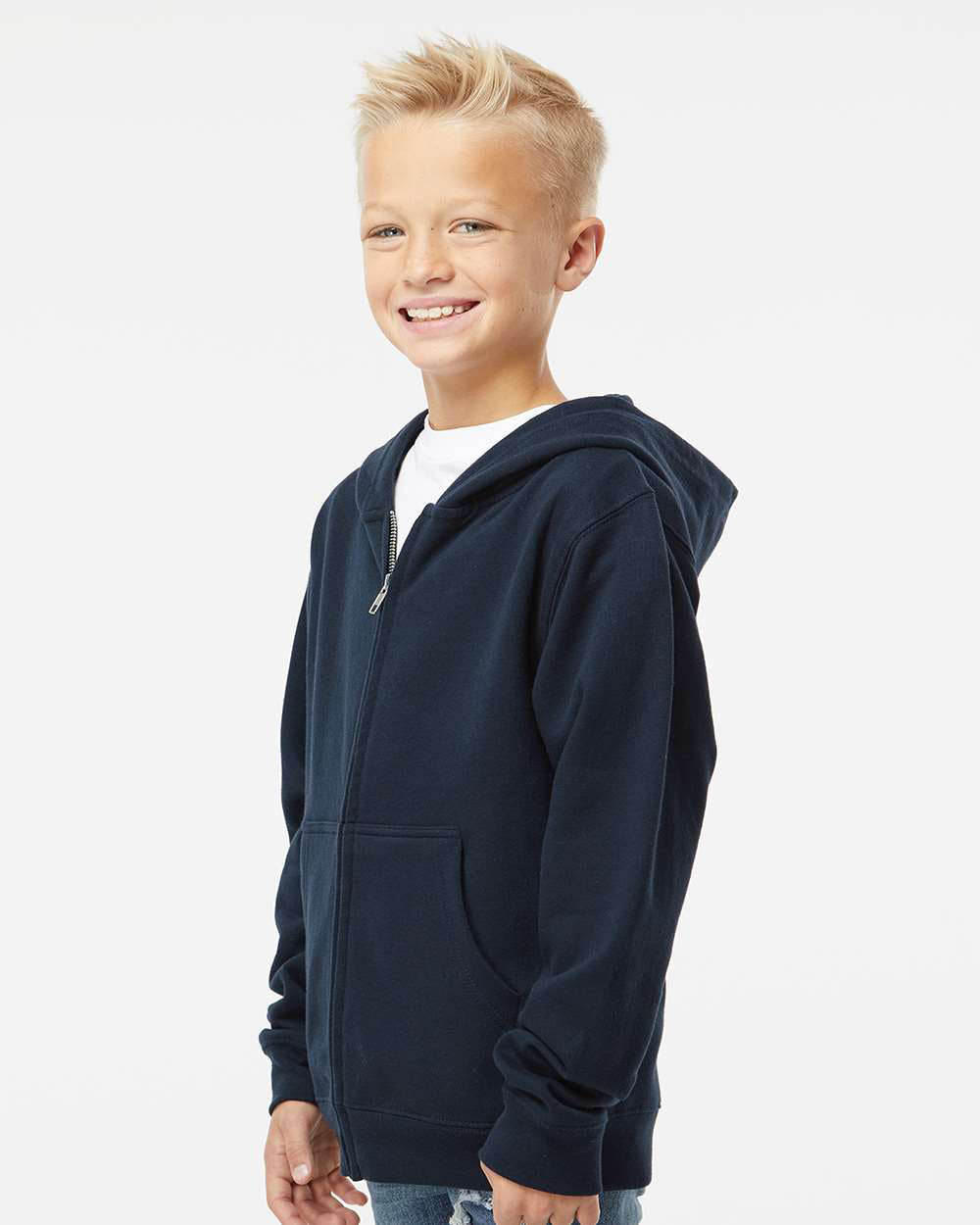 8.5oz. Youth Midweight Zip Hood