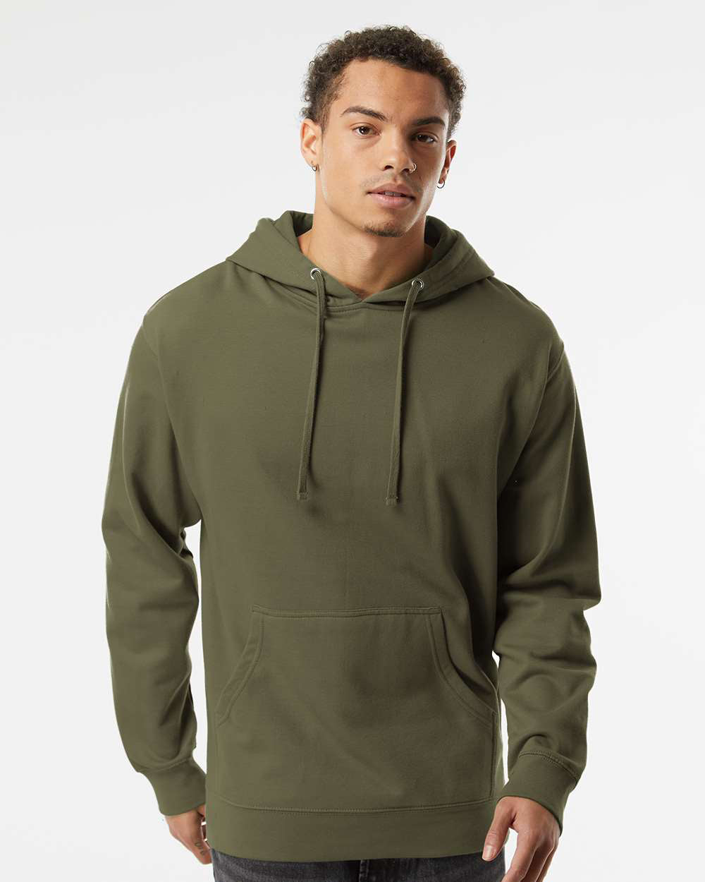 Independent Trading Company 8.5oz. Midweight Pullover Hood — front view (6)