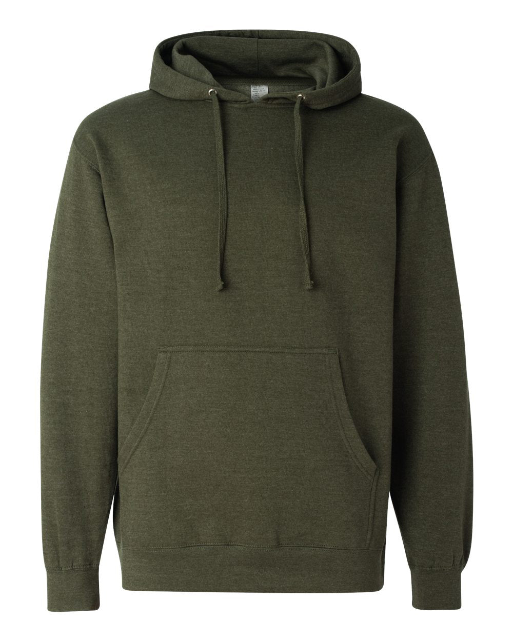 Independent Trading Company 8.5oz. Midweight Pullover Hood in Heather — front view (2)