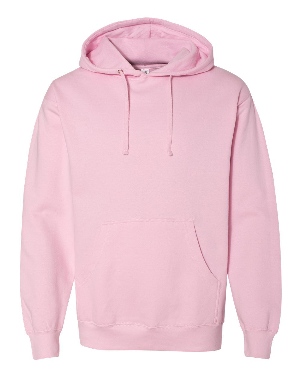 Independent Trading Company 8.5oz. Midweight Pullover Hood in Pink — front view (2)