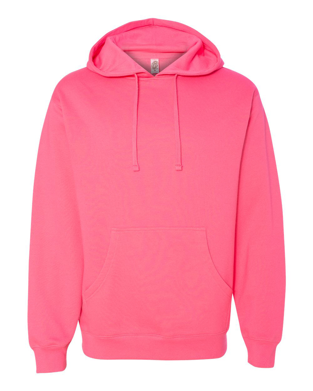 Independent Trading Company 8.5oz. Midweight Pullover Hood in Pink — front view (3)