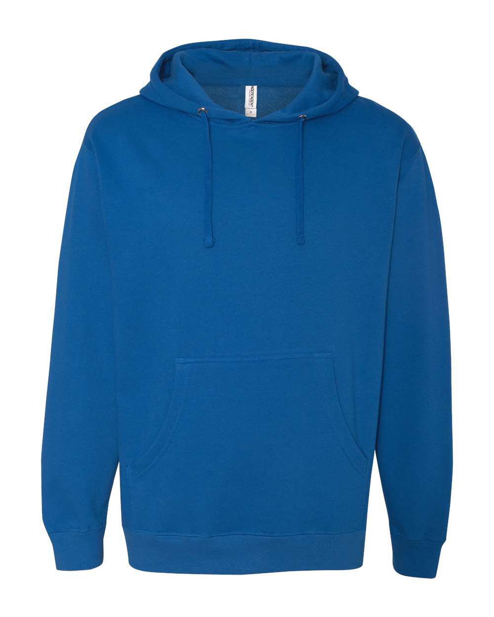 Independent Trading Company 8.5oz. Midweight Pullover Hood in Royal — front view