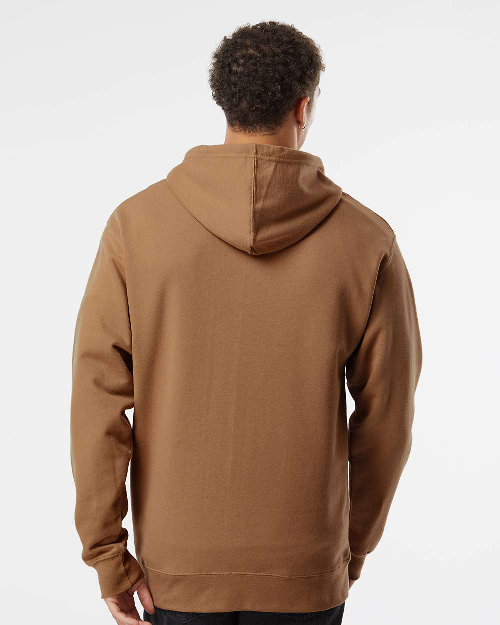 Independent Trading Company 8.5oz. Midweight Pullover Hood — back view