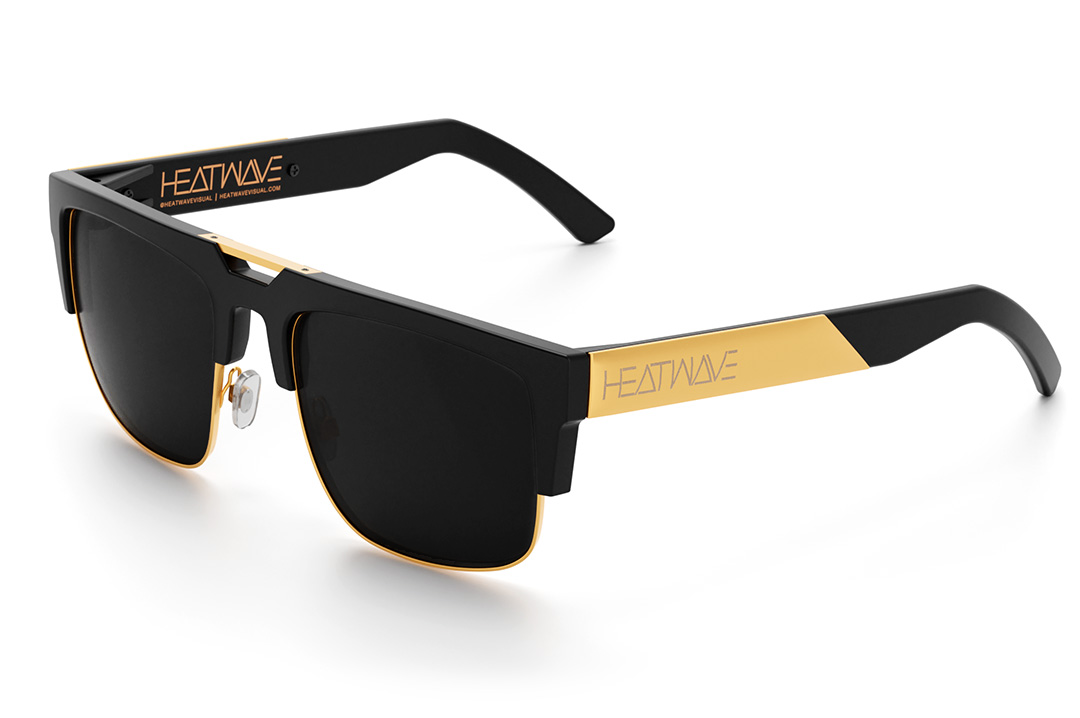 Heat Wave Visual Interceptor Black/Gold ULTRA BLACK sunglasses view 1