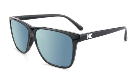 Jelly Black / Sky Blue Fast Lanes Sport - Knockaround Sunglasses