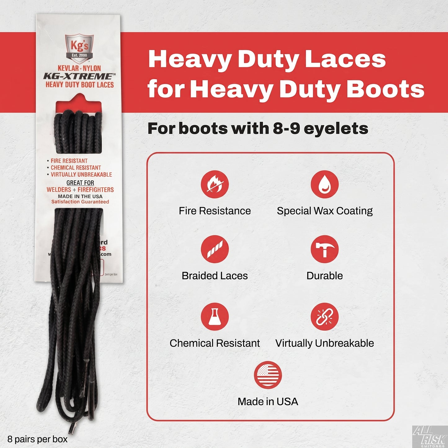KG-Xtreme Boot Laces - alternate view