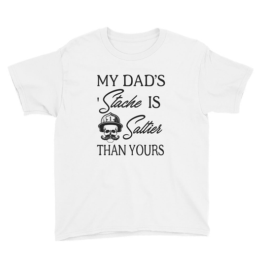 Stache Salt Kid's My Dad's 'Stache is Saltier Tee