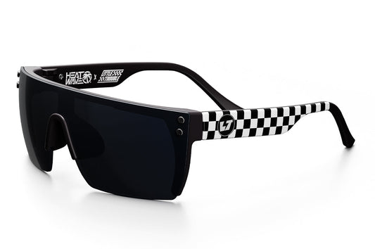 Heat Wave Visual Kids Lazer Face Little Trouble X Heat Wave Checkered Flag sunglasses view 1