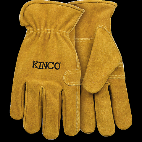 Kinco Suede Cowhide Driver With Double Palm