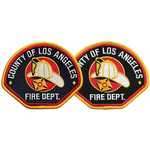 L.A. County Fire Shoulder Patch (4 1/2" x 3 3/4")