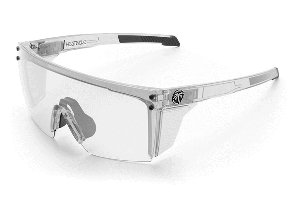 Performance Lazer Face Sunglasses: VAPOR CLEAR Frame Photochromic Lens Z87+