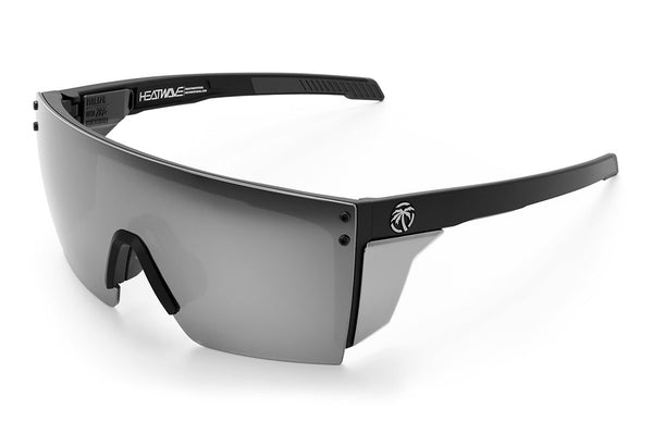 Performance XL Lazer Face Sunglasses: Silver Z87+