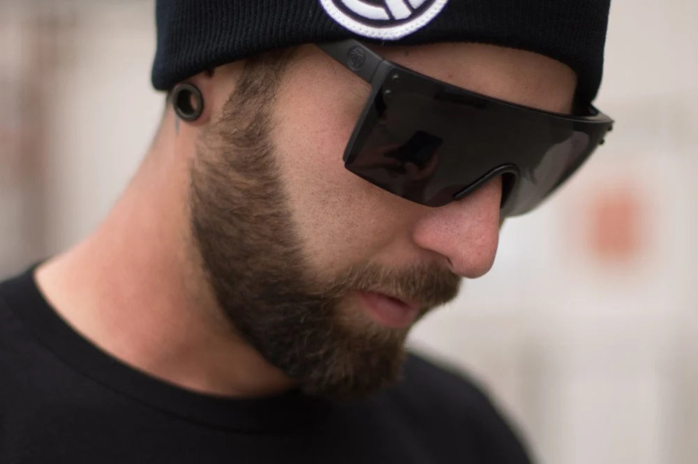 Lazer Face Sunglasses: Black Z87 - Heatwave