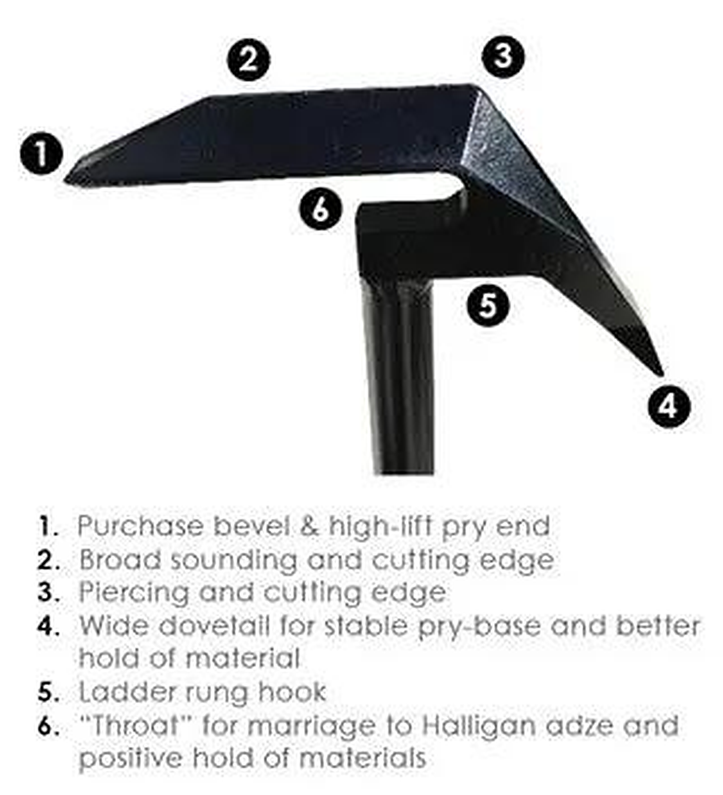 Lockwood Hook With Halligan Forks - forcible entry