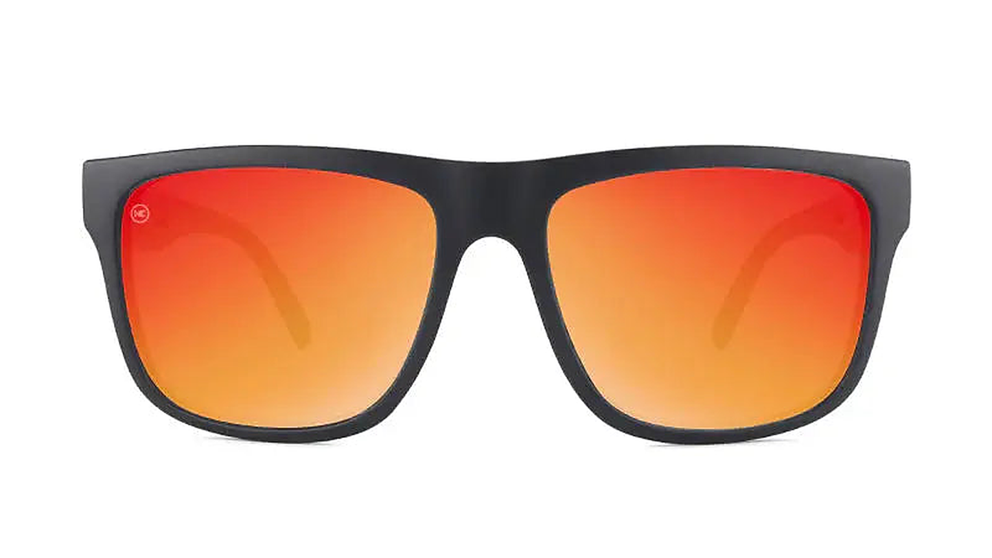 Matte Black / Red Sunset Torrey Pines - Knockaround Sunglasses - alternate view