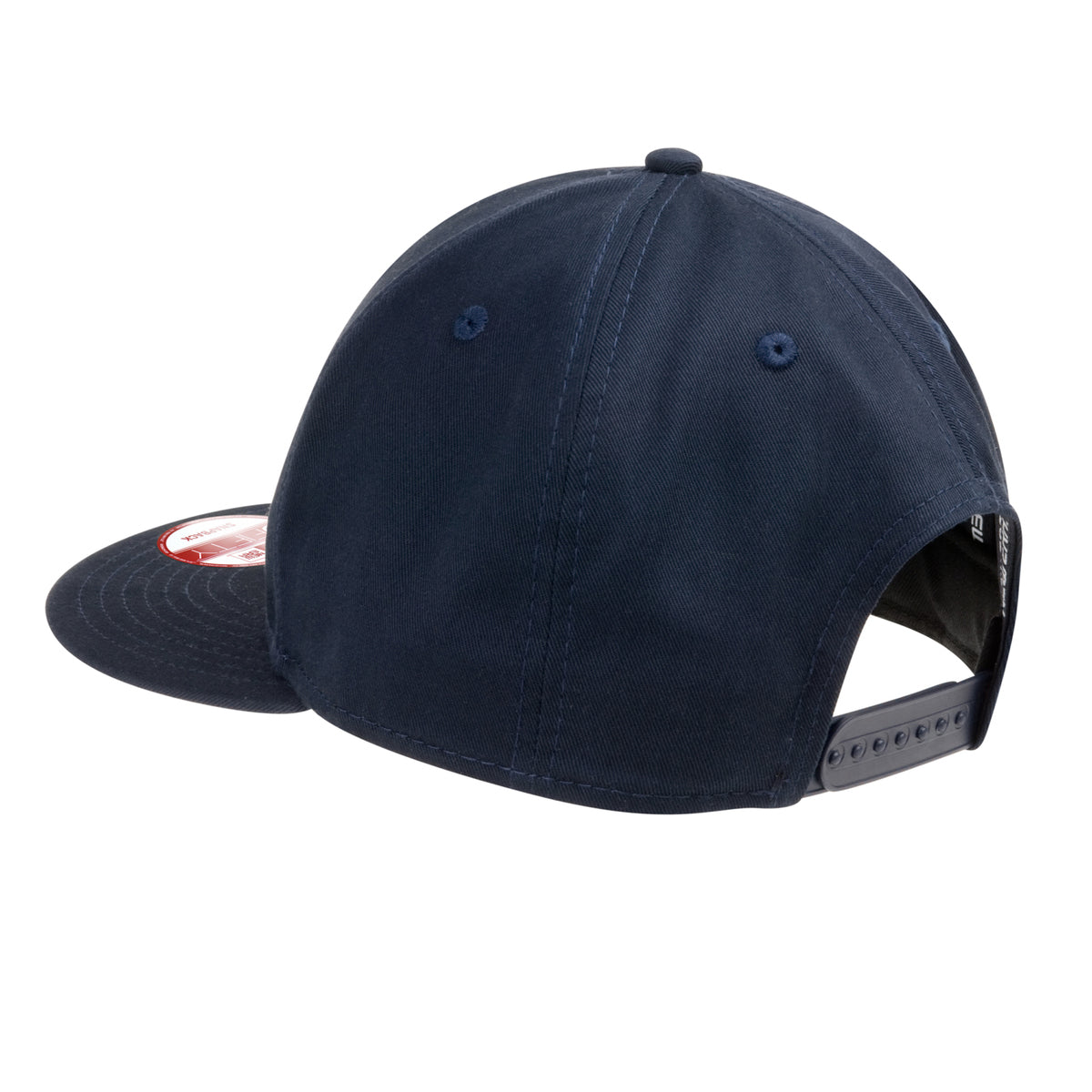 Back view of the midnight navy New Era 400 Snapback Hat, showing the crown and closure.