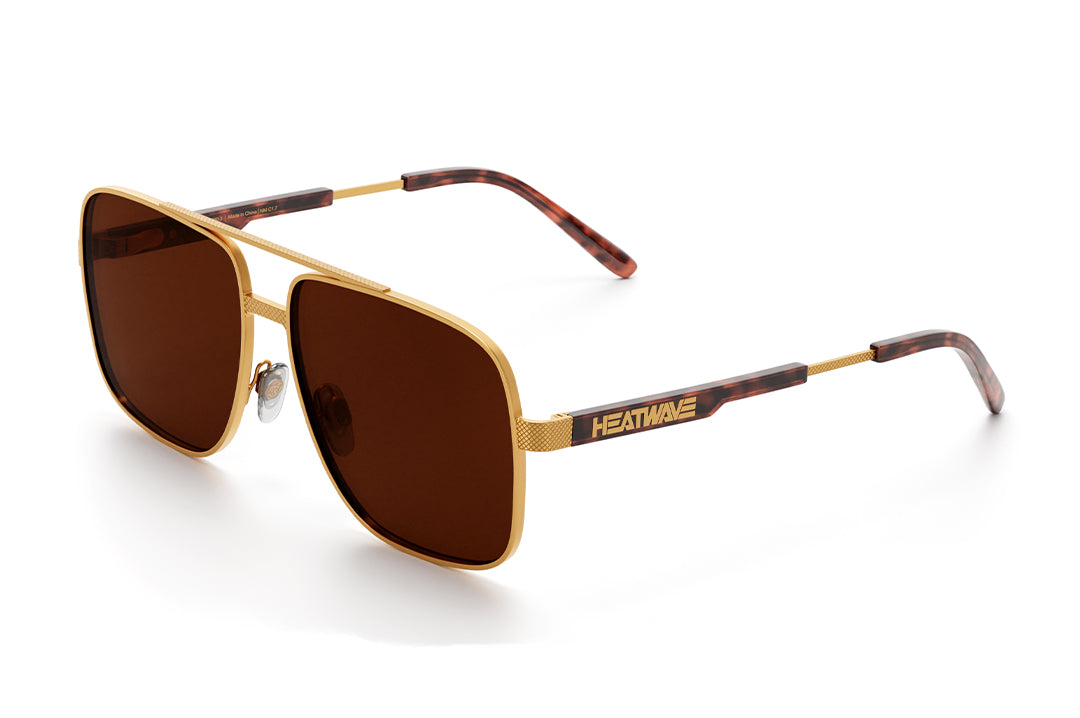 Heat Wave Visual Nimitz Tortoise Brown Lens sunglasses view 1