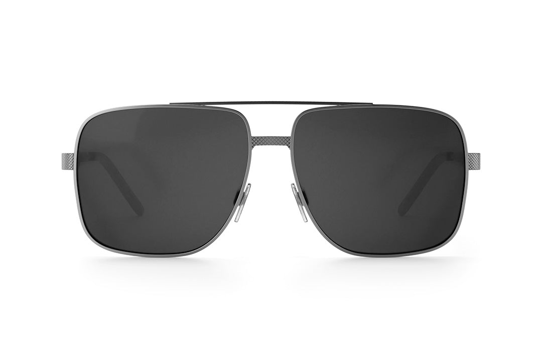 Heat Wave Visual Nimitz Gun Metal Frame BLACK Lens sunglasses view 3