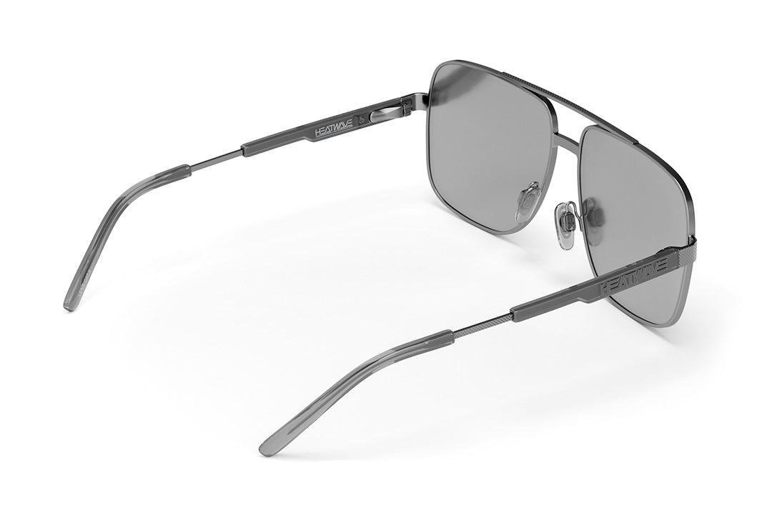 Heat Wave Visual Nimitz Gun Metal Frame SILVER Lens sunglasses view 5