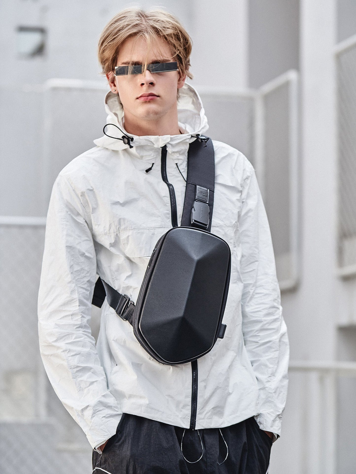 RockRooster Crossbody Shoulder Bag, Waterproof Chest Pack with USB Charging Port, P8 (4)